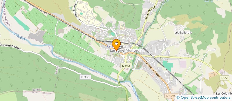 localisation de l'entreprise SARL DEMENAGEMENTS CHASTEL  LARAGNE-MONTEGLIN