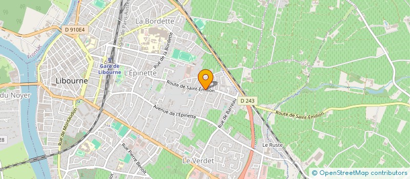 localisation de l'entreprise SARL DEMENAGEMENTS SOUCHON à LIBOURNE