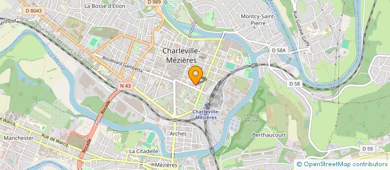 localisation de l'entreprise SARL DEMEURES D'AUTREFOIS à CHARLEVILLE-MEZIERES