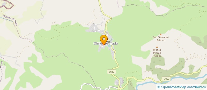 localisation de l'entreprise SARL DEMEURES ET JARDINS CORSES à OLETTA