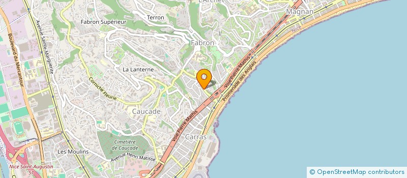 localisation de l'entreprise SARL DEMIAN à NICE