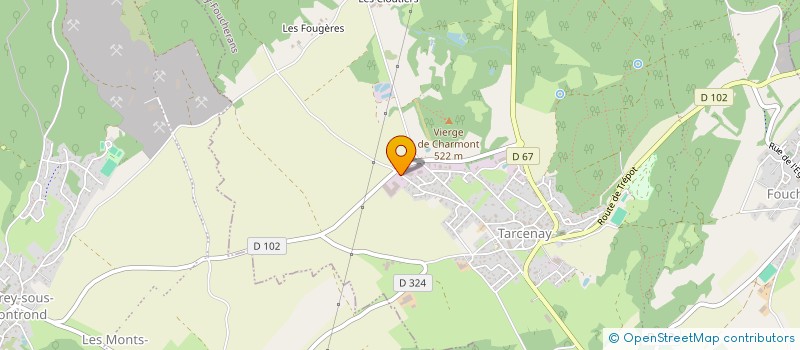 localisation de l'entreprise SARL DEMOLY  TARCENAY-FOUCHERANS