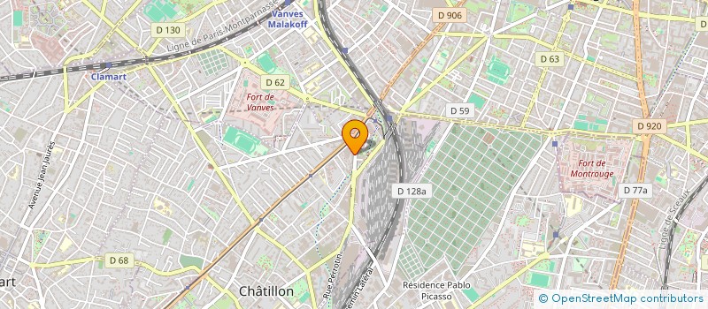 localisation de l'entreprise SARL DENCENY  CHATILLON