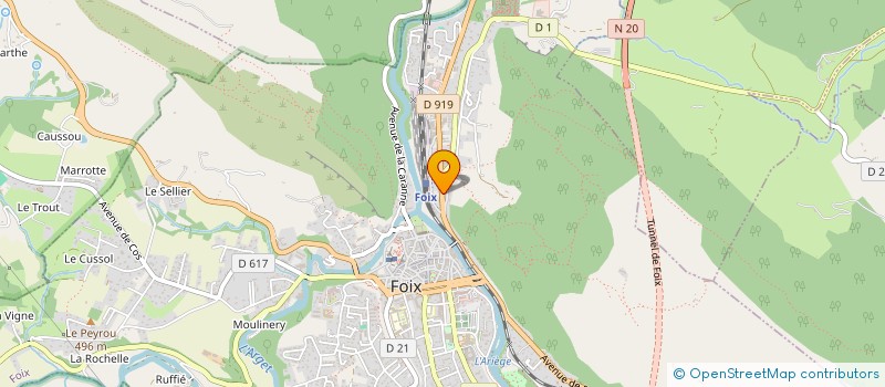localisation de l'entreprise SARL DENDUANG à FOIX
