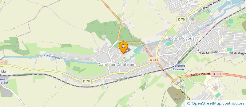 localisation de l'entreprise SARL DENEUFEGLISE à CAMBLAIN-CHATELAIN