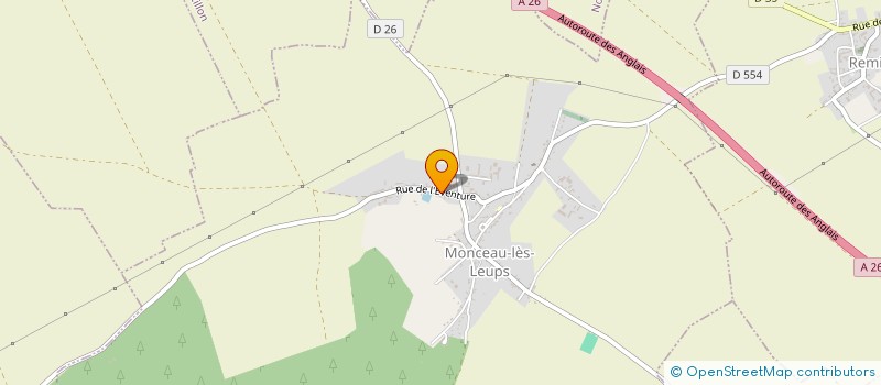 localisation de l'entreprise SARL DENEUVILLE JEAN-PAUL à MONCEAU-LES-LEUPS