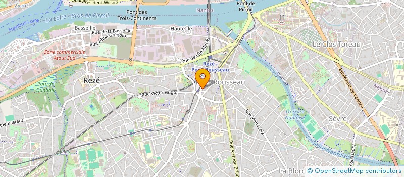 localisation de l'entreprise SARL DENIAUD  REZE