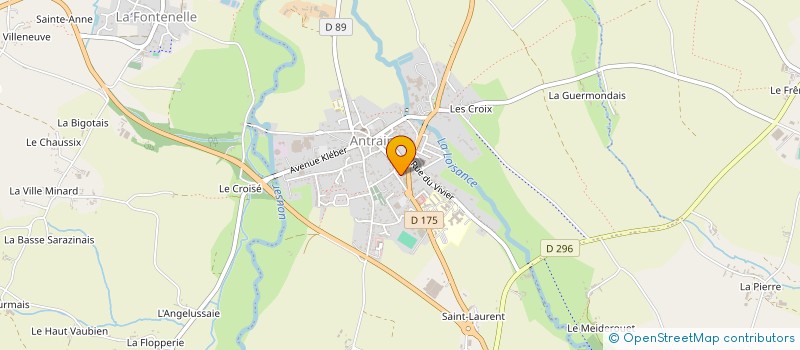 localisation de l'entreprise SARL DENIEL  BAZOUGES-LA-PEROUSE