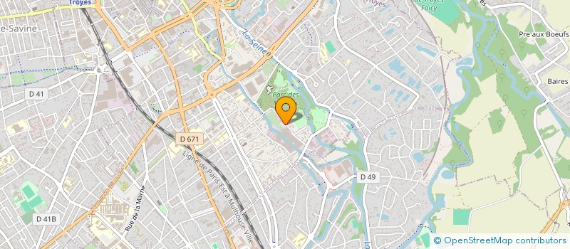 localisation de l'entreprise SARL DENIS-DAMLA-BAT  TROYES