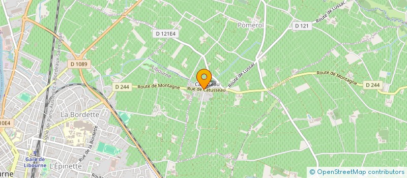 localisation de l'entreprise SARL DENIS DURANTOU à POMEROL