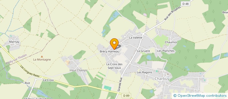 localisation de l'entreprise SARL DENIS SORIN  CHARBUY