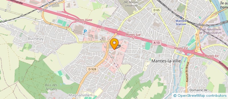 localisation de l'entreprise SARL DENIZ  MAGNANVILLE