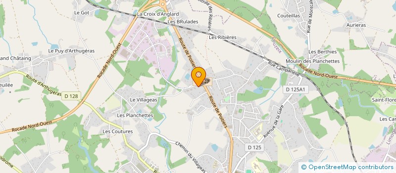 localisation de l'entreprise SARL DENIZOU à COUZEIX