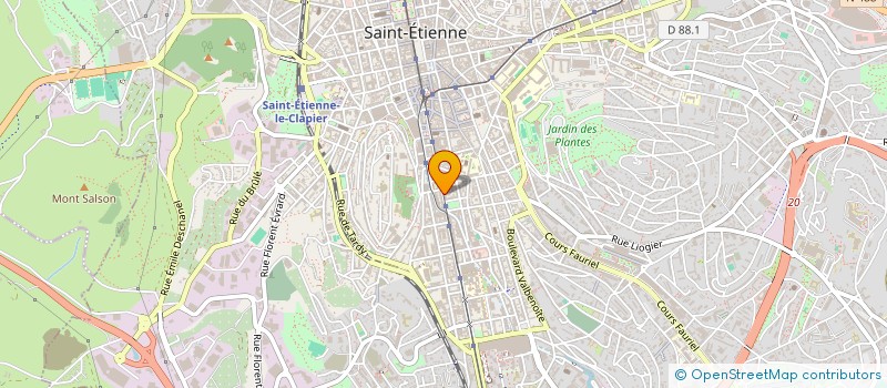 localisation de l'entreprise SARL DENSJU à SAINT-ETIENNE