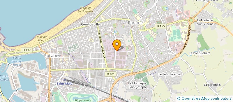 localisation de l'entreprise SARL DENTAL EMERAUDE à SAINT-MALO