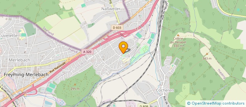 localisation de l'entreprise SARL DENTRONIC FRANCE  COCHEREN