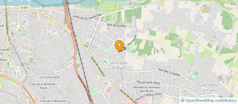 localisation de l'entreprise SARL DEP 45 à SAINT-JEAN-LE-BLANC