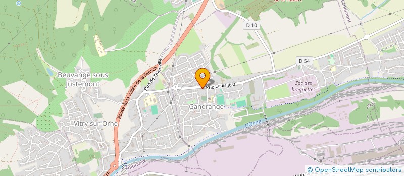 localisation de l'entreprise SARL DEP CONTROLE  GANDRANGE