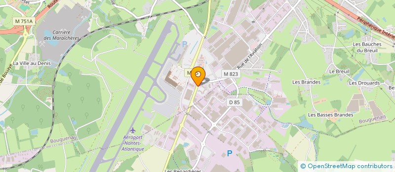 localisation de l'entreprise SARL DEPA VIT  BOUGUENAIS