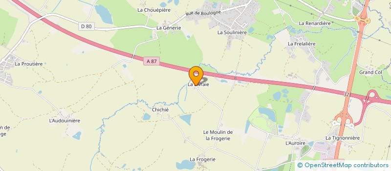 localisation de l'entreprise SARL DEPAN' VENDEE EXPRESS à AUBIGNY-LES CLOUZEAUX