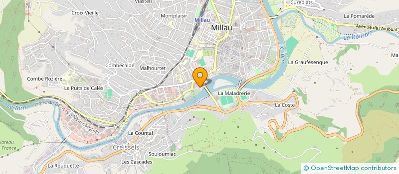 localisation de l'entreprise SARL DEPANN'GAZ  MILLAU