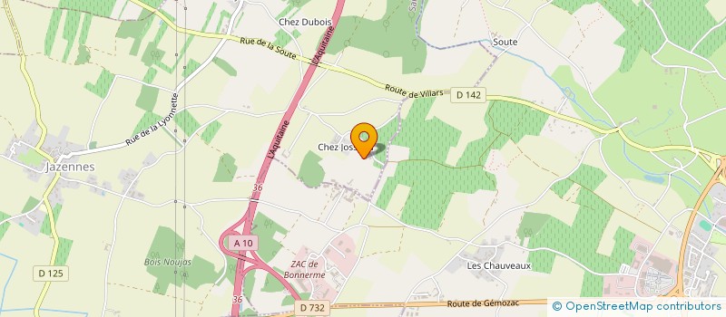 localisation de l'entreprise SARL DEPANNAGE RAPIDE GAZ  JAZENNES