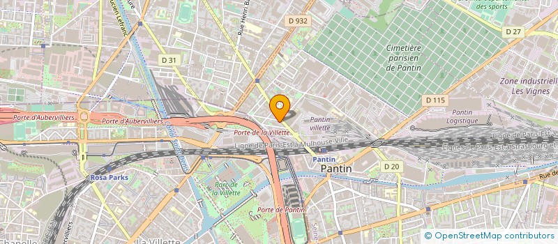 localisation de l'entreprise SARL DEPE à PANTIN