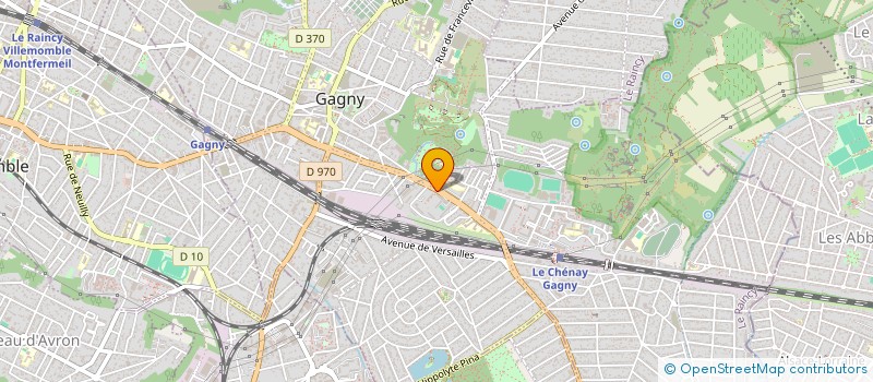 localisation de l'entreprise SARL DEPO - TRANSPORTS  GAGNY