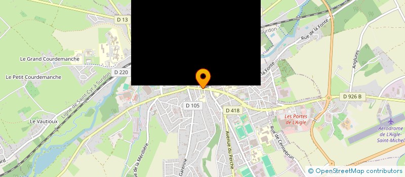 localisation de l'entreprise SARL DEPOT VENTE VERNOLIEN à L'AIGLE