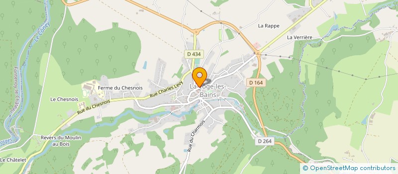 localisation de l'entreprise SARL DEPOUX à LA VOGE-LES-BAINS