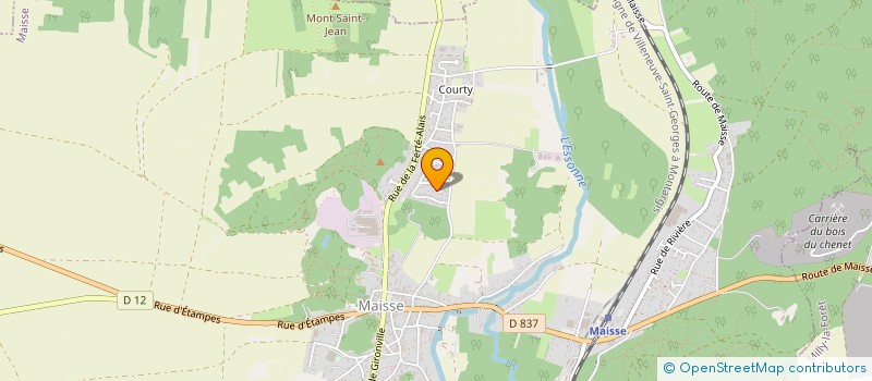 localisation de l'entreprise SARL DEQUEANT  GIRONVILLE-SUR-ESSONNE