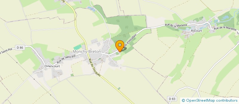 localisation de l'entreprise SARL DERACHE ET FILS à MONCHY-BRETON