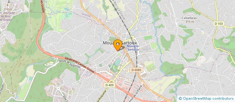localisation de l'entreprise SARL DERAKAPA à MOUANS-SARTOUX