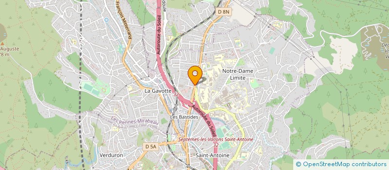 localisation de l'entreprise SARL DERKA COIFFURE à MARSEILLE