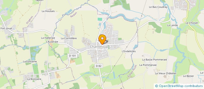 localisation de l'entreprise SARL DEROUBAIX  CHANTELOUP