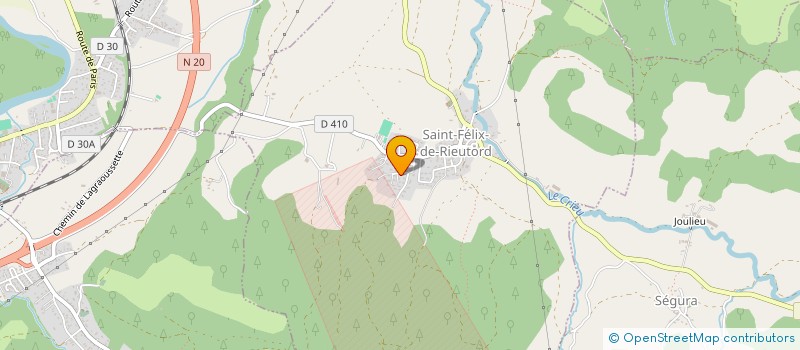 localisation de l'entreprise SARL DERRAMOND à SAINT-FELIX-DE-RIEUTORD