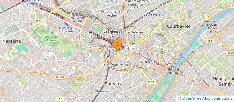 localisation de l'entreprise SARL DERRICK  PUTEAUX