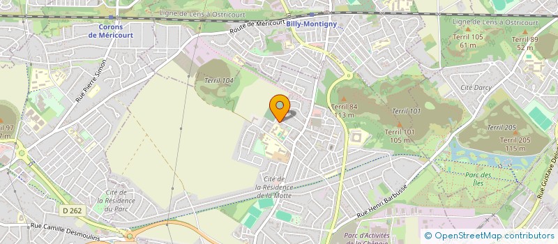 localisation de l'entreprise SARL DERVILLERS  ROUVROY