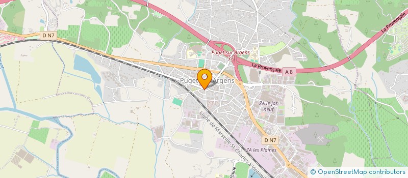 localisation de l'entreprise SARL DES 2 FONTAINES à PUGET-SUR-ARGENS