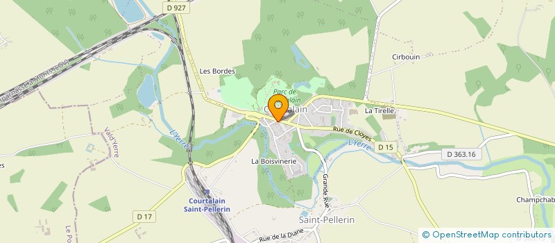 localisation de l'entreprise SARL DES 2 PLACES à VALD'YERRE
