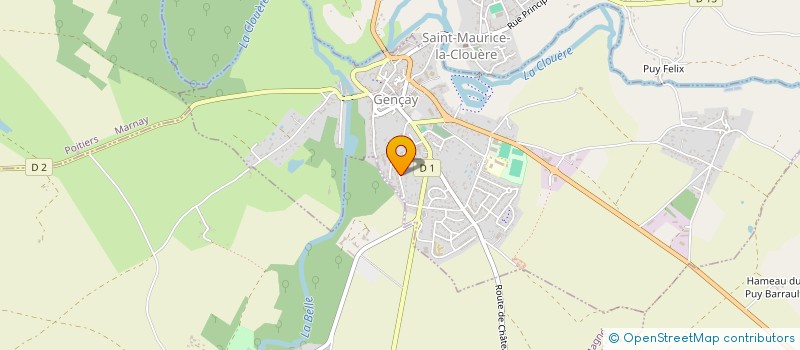 localisation de l'entreprise SARL DES 3 R  GENCAY