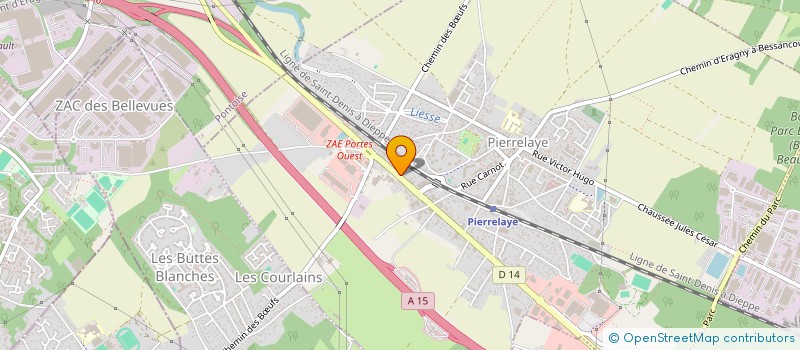 localisation de l'entreprise SARL DES 40 SOUS  PIERRELAYE