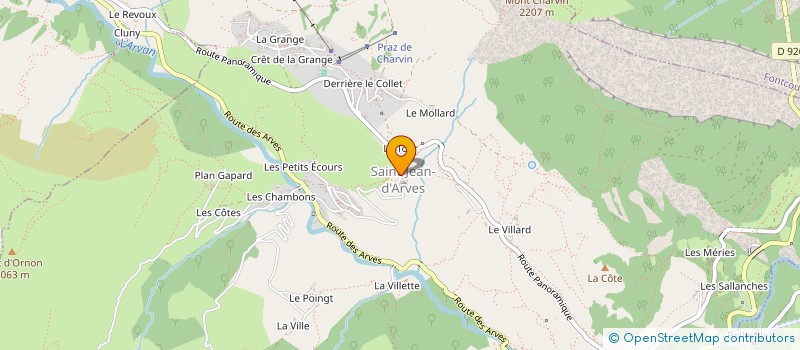 localisation de l'entreprise SARL DES AIGUILLES D'ARVES  PETITE-ILE