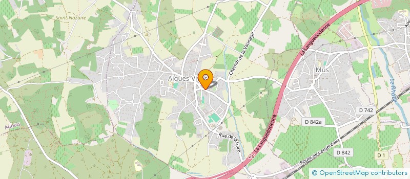 localisation de l'entreprise SARL DES ARENES à AIGUES-VIVES