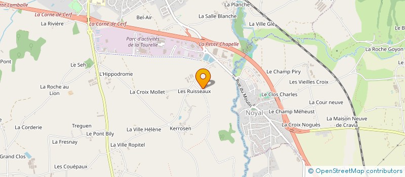 localisation de l'entreprise SARL DES AUVRAIS à LAMBALLE-ARMOR