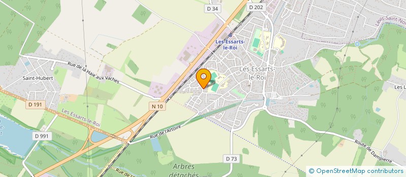 localisation de l'entreprise SARL DES BAINS  LES ESSARTS-LE-ROI