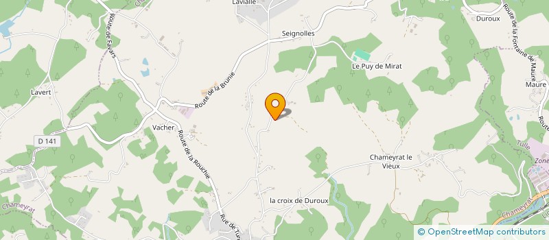 localisation de l'entreprise SARL DES BARRIERES à CHANTEIX