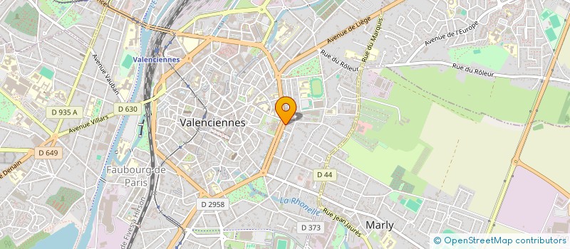 localisation de l'entreprise SARL DES BAUDELIERS à VALENCIENNES