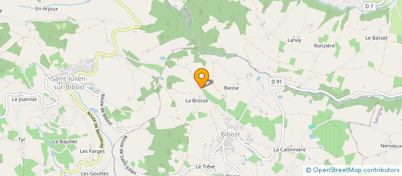 localisation de l'entreprise SARL DES BIGARREAUX à BIBOST