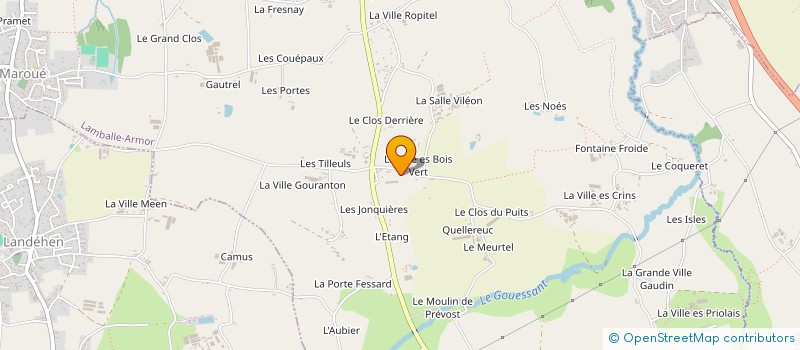 localisation de l'entreprise SARL DES BOIS HARDY à LAMBALLE-ARMOR